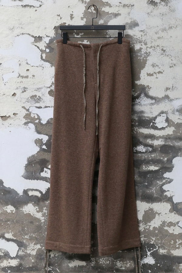 AVIVA JIFEI XUE 25 Autumn/Winter Knit Elastic Jacket/Drawstring Pants AJX-FW25-DSP-NBWHK-Natural Beige Pants (FW25-DKB-NBWHK)